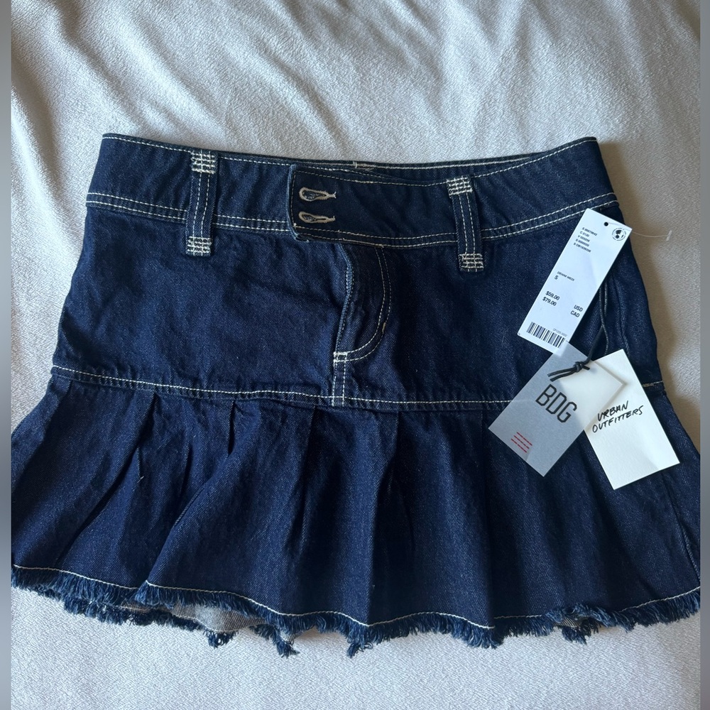 BRAND NEW DENIM MINI SKIRT